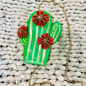 Betsey Johnson Cactus Purse Kitsch Looking Sharp